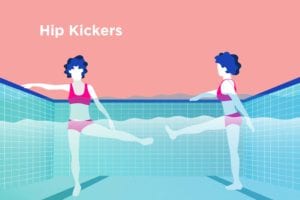 Water Exercise for Arthritis Hip Kicker