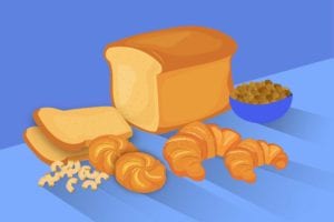 Gluten in bread