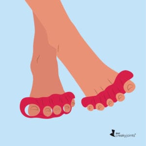 Foot Exercise for Arthritis Toe Squeezing